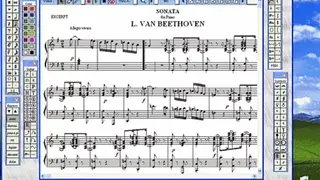 Encore Music Notation Software screenshot