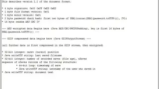 Encrypted Notepad screenshot