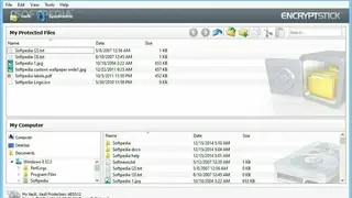 EncryptStick Lite Software screenshot