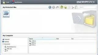 EncryptStick Software screenshot