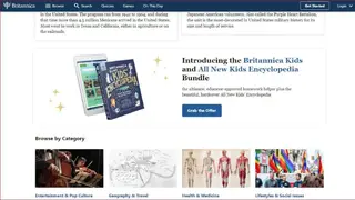 Encyclopædia Britannica screenshot