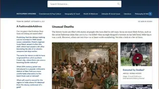 Encyclopædia Britannica screenshot