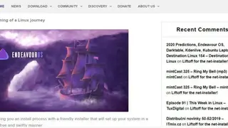 Endeavour OS screenshot