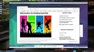 Endeavour OS screenshot