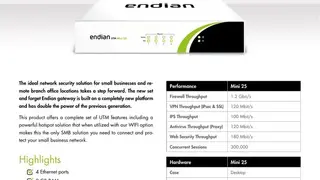 Endian UTM screenshot