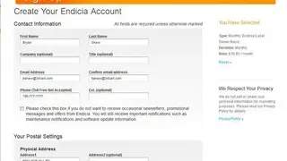 Endicia screenshot
