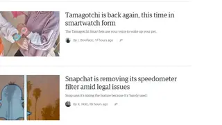 Engadget screenshot