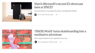 Engadget screenshot