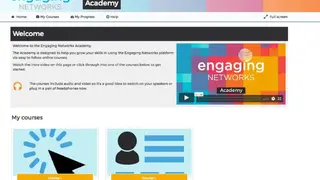 Engaging Networks screenshot