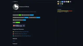 Enhanced GitHub screenshot