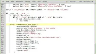 Enki Text Editor screenshot