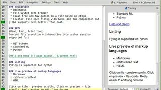 Enki Text Editor screenshot