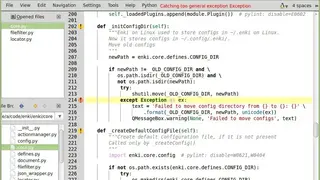Enki Text Editor screenshot