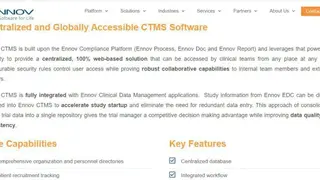 Ennov CTMS screenshot