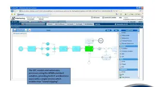 Enterprise Process Center (EPC) screenshot