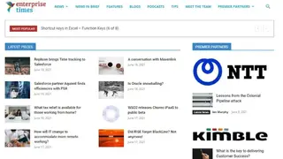 Enterprise Times screenshot