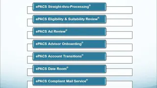 ePACS Productivity Suite screenshot