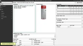 Epicor Eclipse screenshot