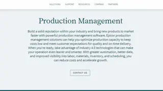 Epicor Production screenshot