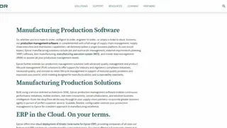 Epicor Production screenshot