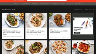 Epicurious screenshot