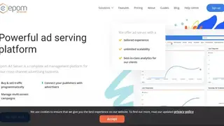 Epom Ad Server screenshot