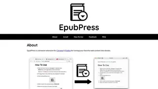 EpubPress screenshot