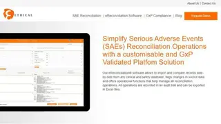eReconciliation screenshot