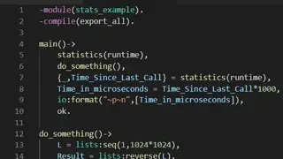 Erlang screenshot