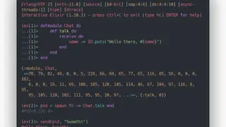 Erlang screenshot