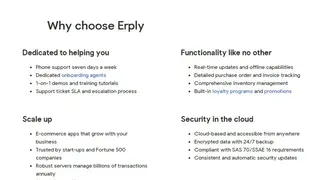 Erply screenshot
