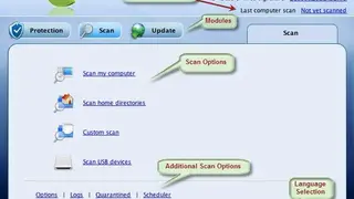 eScan screenshot