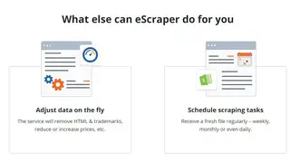 eScraper screenshot