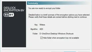 Eset DESlock screenshot