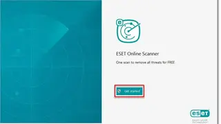 ESET Online Scanner screenshot