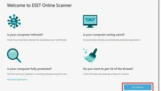 ESET Online Scanner screenshot