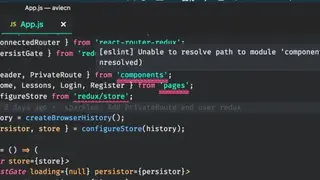 ESLint screenshot