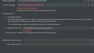 ESLint screenshot