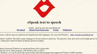 eSpeak screenshot