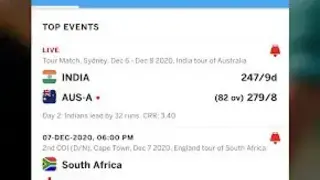 ESPNcricinfo screenshot