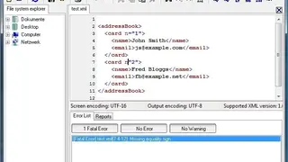 Essential XML Editor screenshot
