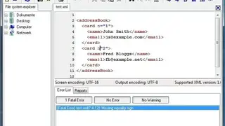 Essential XML Editor screenshot