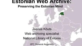 Estonian Web Archive screenshot