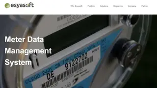 Esyasoft Meter Data Management System screenshot