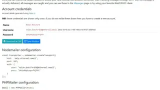 Ethereal Email screenshot