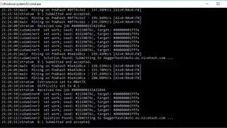 Ethminer screenshot