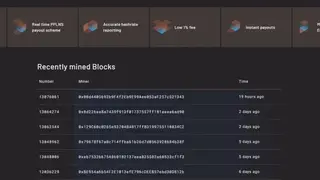 Ethpool screenshot