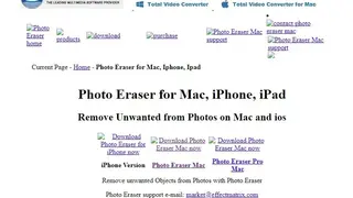 eTinysoft Photo Eraser screenshot