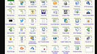 ETL tools screenshot