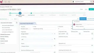 ETQ Reliance screenshot